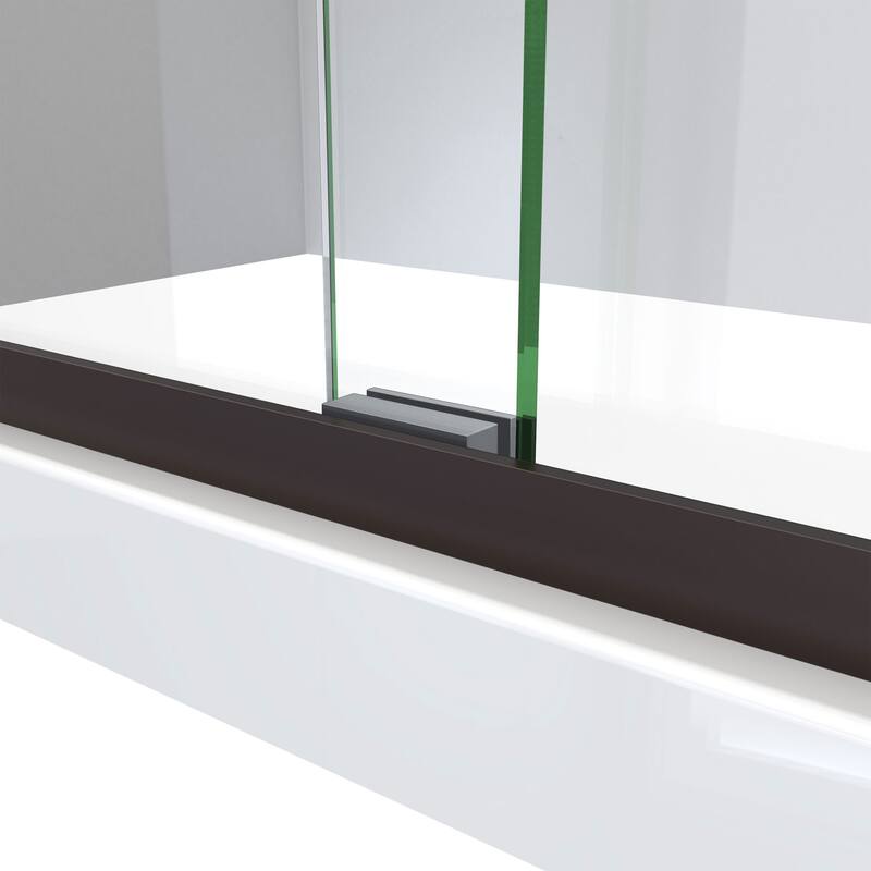 DreamLine Charisma-X 56-60 in. W x 76 in. H Frameless Bypass Sliding Shower Door in Oil Rubbed Bronze