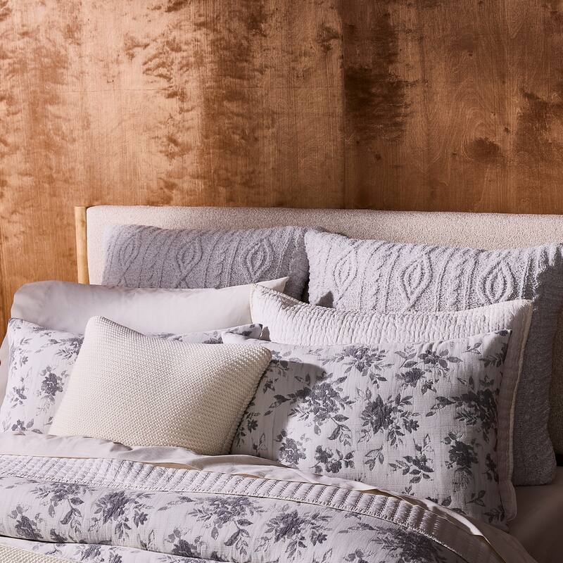 Splendid Layla Reversible Floral Jacquard 3-Piece Cotton Comforter Set