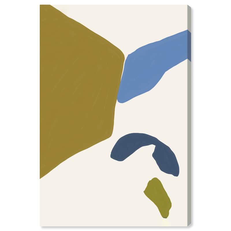 Wynwood Studio Canvas Abstract Abstract Sunglasses Blue and Army Green Modern & Contemporary Wall Art Canvas Print