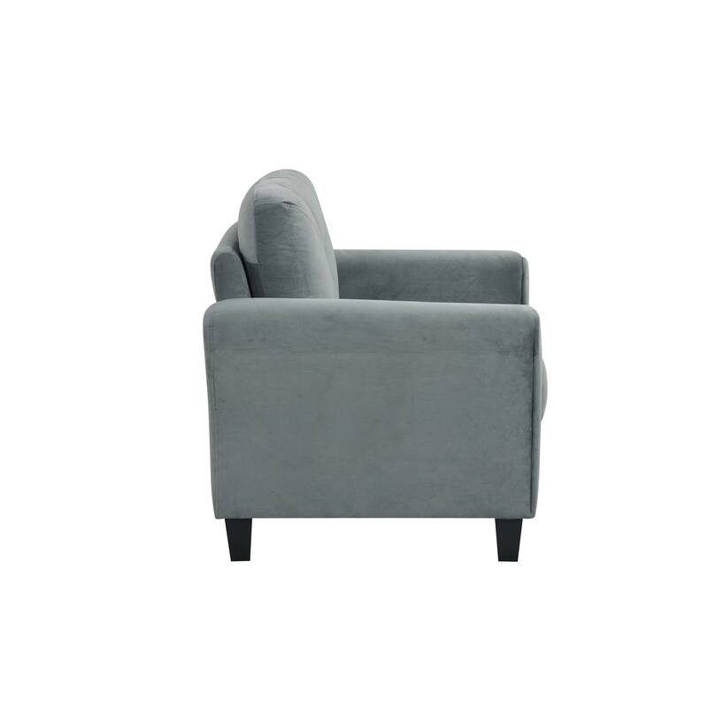 Roomfitters Comfortable Modern Sectional Single-Seater Sofa Couch for Living Room, Bedroom or Office