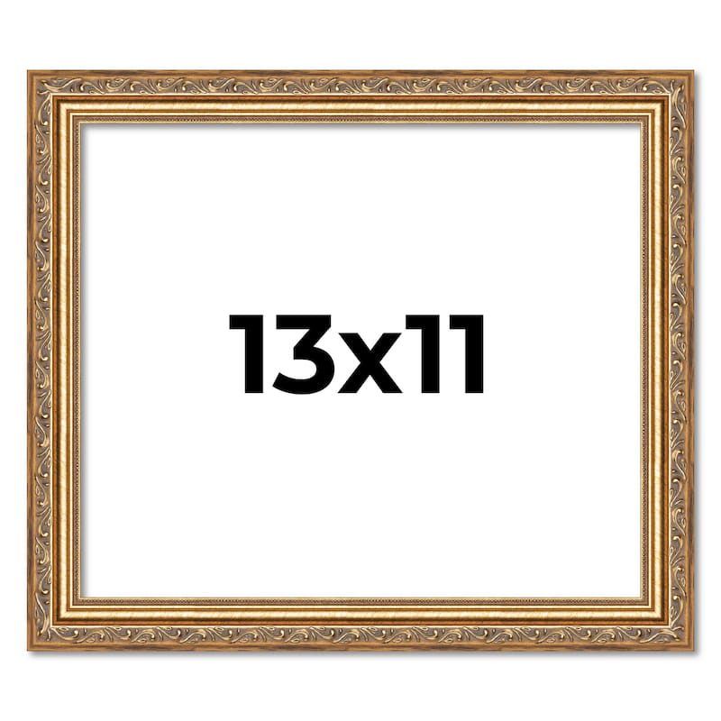 13x11 Frame Red Solid Wood Picture Frame