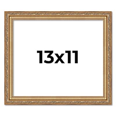 13x11 Frame Red Solid Wood Picture Frame
