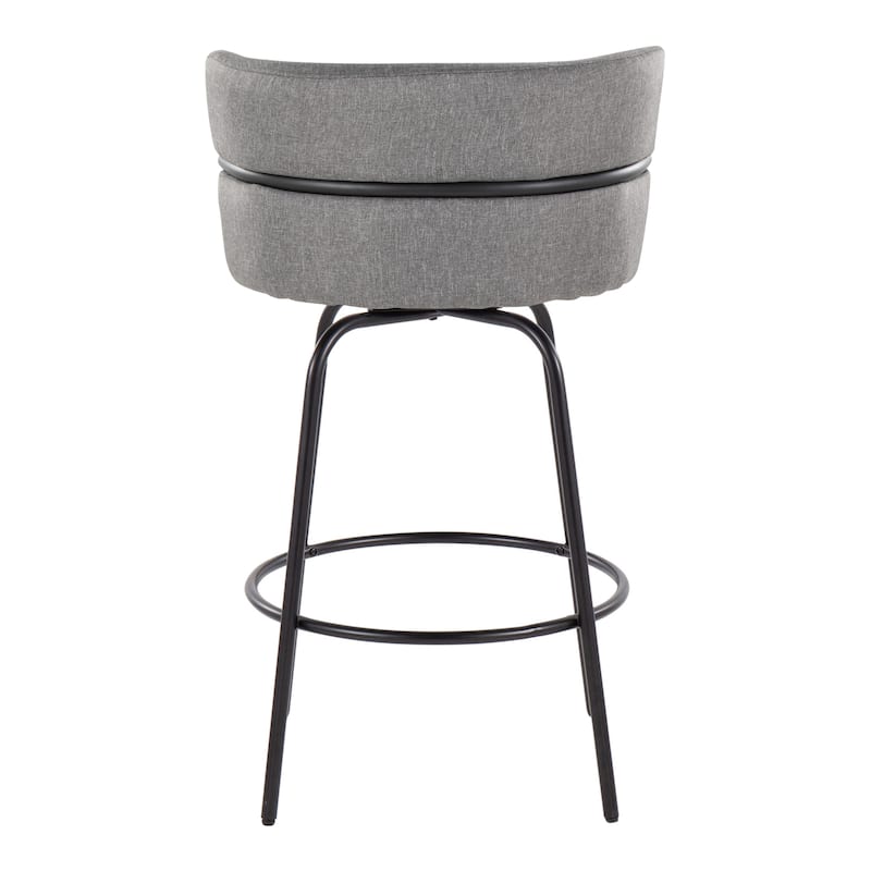 Silver Orchid Lena 26" Fixed-Height Counter Stool (Set of 2)