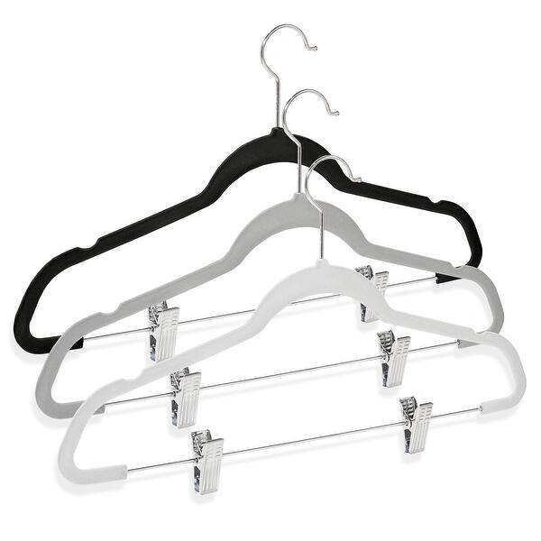 Shop 10 Velvet Pants Hangers W Clips For Dress Clothes Shirts