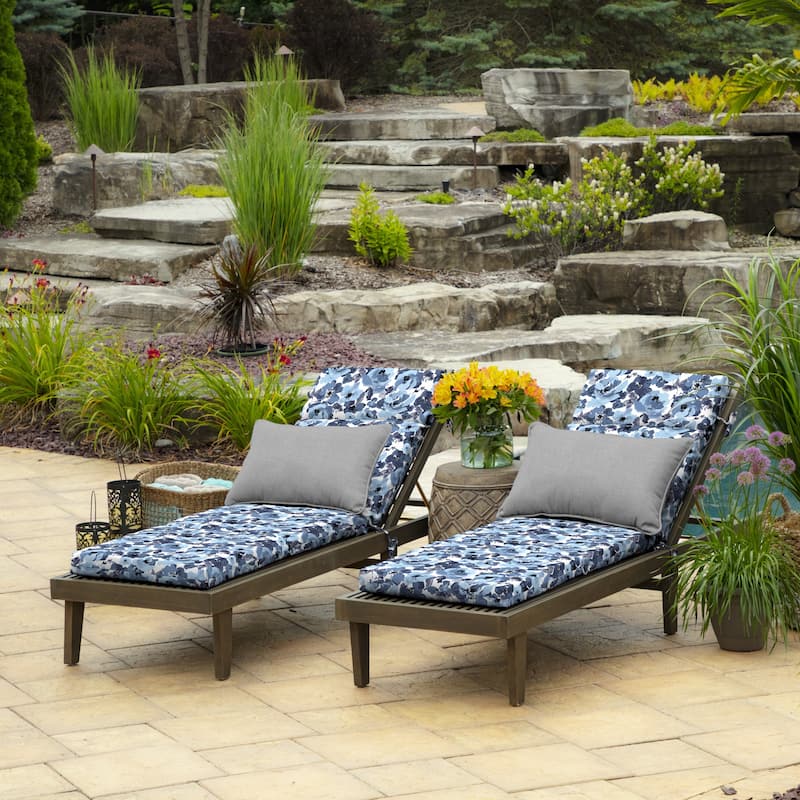 ARDEN 72 x 21 in Outdoor Chaise Lounge Cushion
