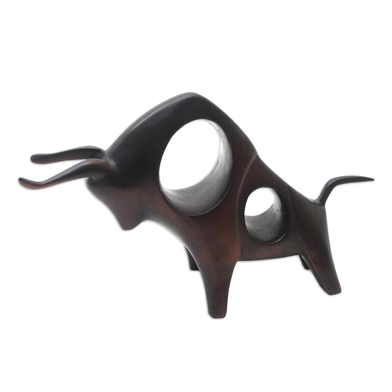 Novica Handmade Stamina And Strength Cement Statuette