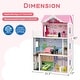 preview thumbnail 3 of 8, Gymax Kids Wooden Dollhouse with Working Elevator & Rotatable