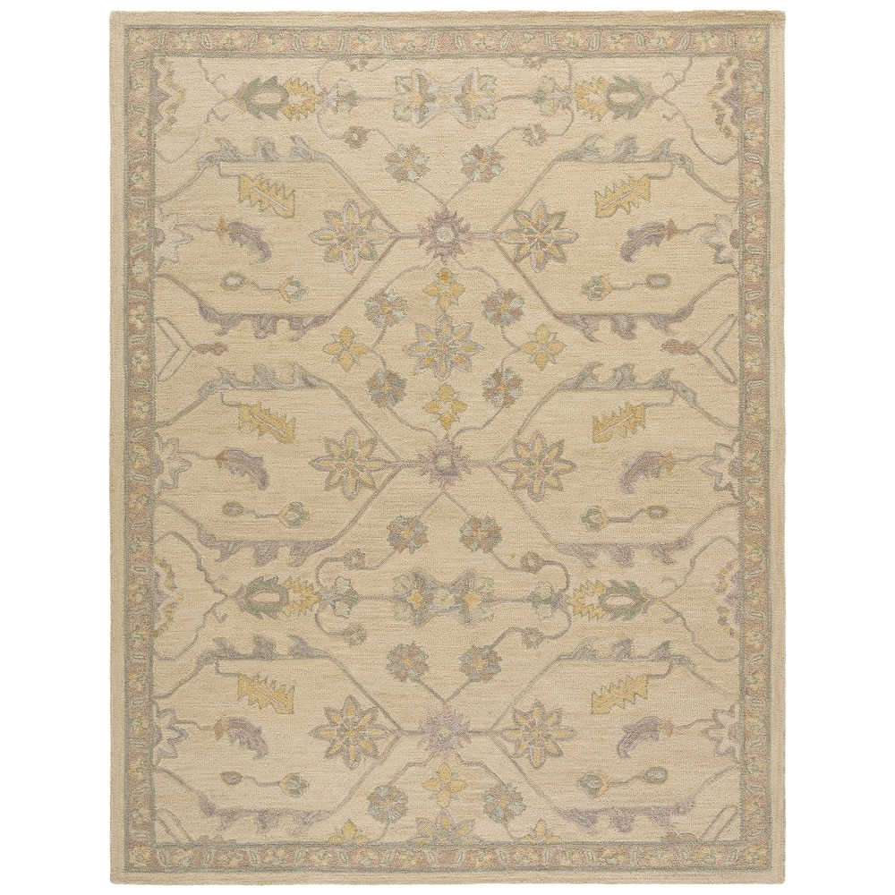 SAFAVIEH Handmade Blossom Eefke Modern Floral Wool Rug