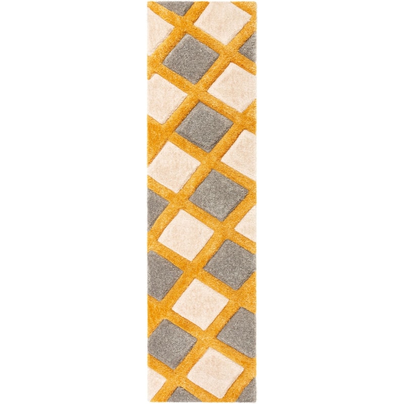 Well Woven San Francisco Posh Geometric Shag Area Rug