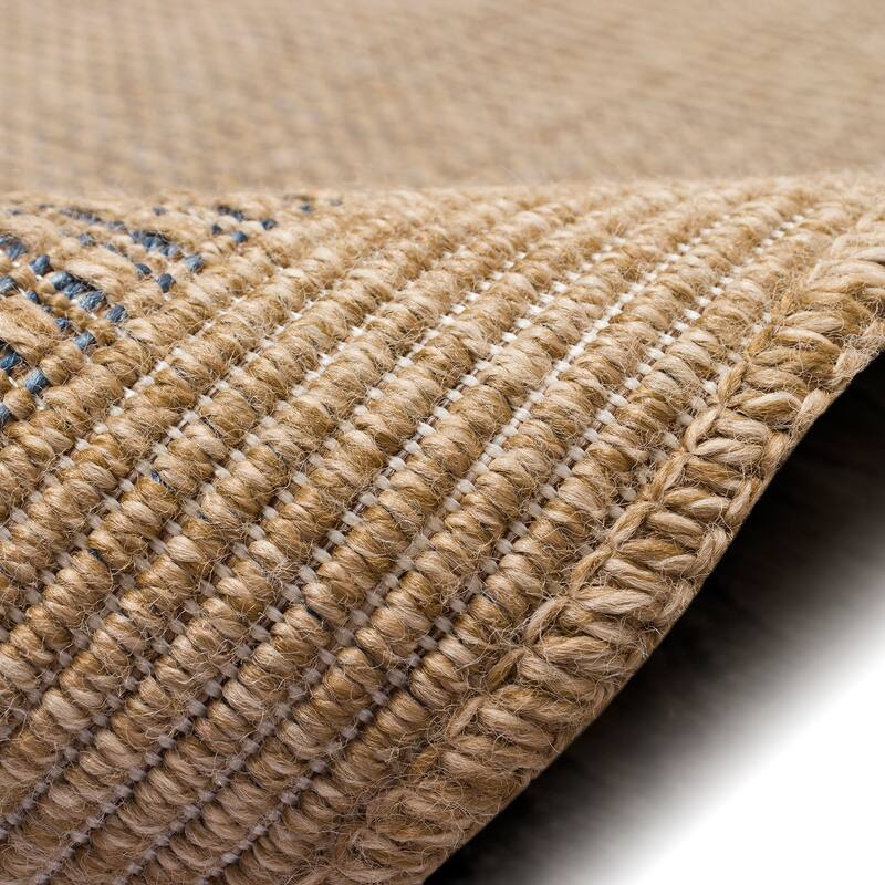 Liora Manne Sahara Texture Border Indoor/Outdoor Rug