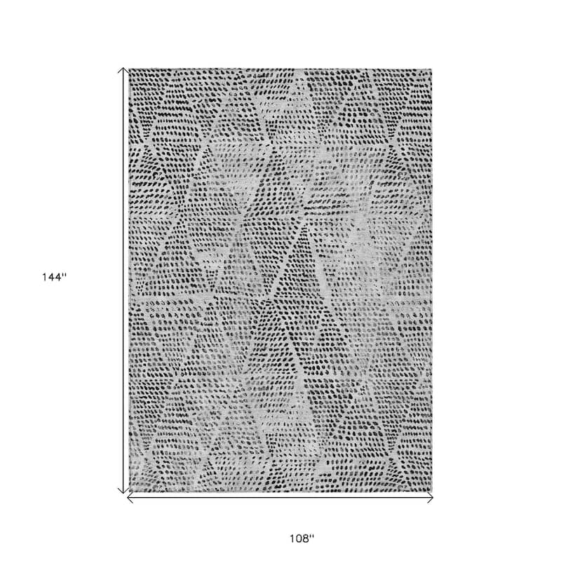 HomeRoots Geometric Transitional Rectangle Outdoor Rug