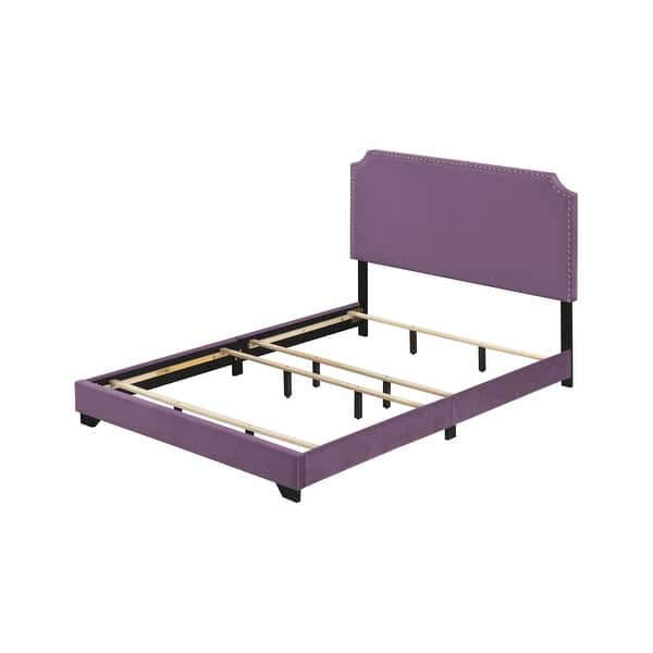 ACME Haemon Queen Bed in Light Purple Bed Bath & Beyond 32710438