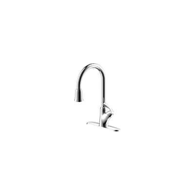 UltraFaucets Stilleto Collection Single-Handle Kitchen Faucet With Pull-Down Spray