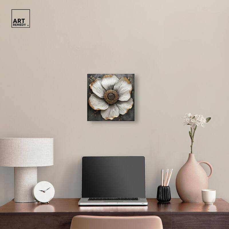 Sculpted Sepals I Canvas by Art Remedy, Gallery Wrapped