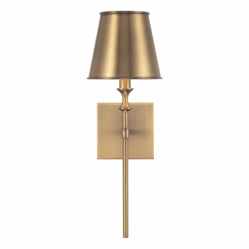 Whitney 1-light Aged Brass Wall Sconce - Aged Brass