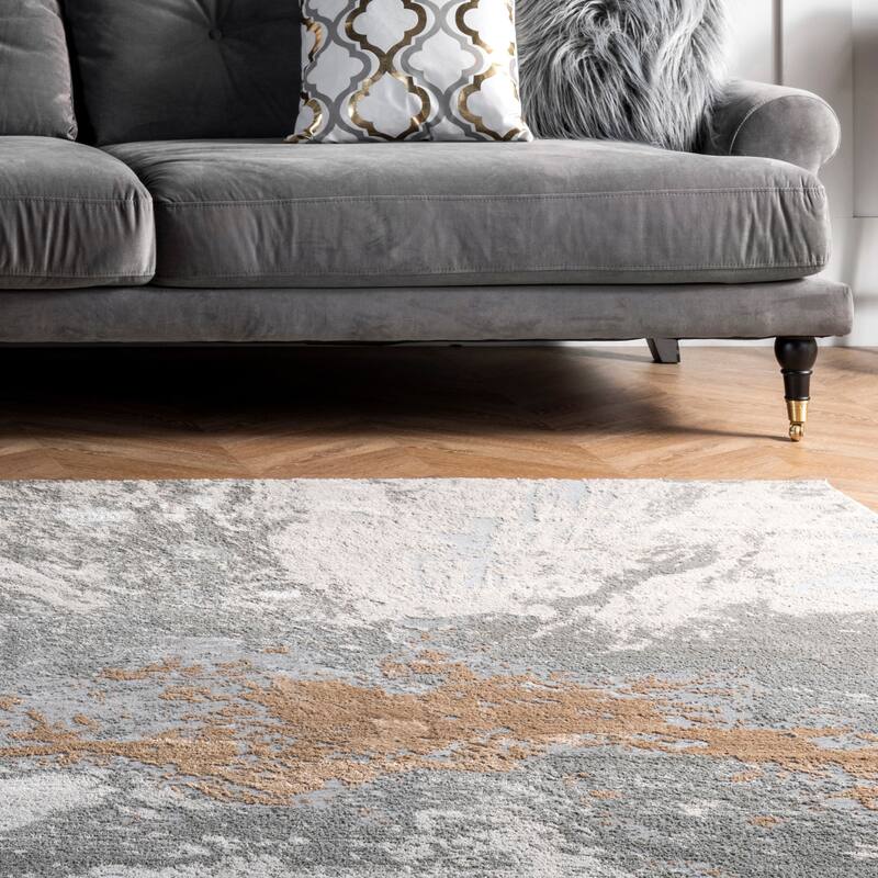Nuloom Violet Abstract Area Rug