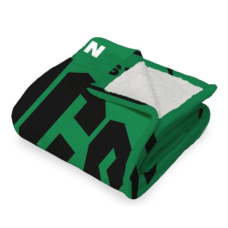 NBA High Block Silk Touch Sherpa Throw Blanket
