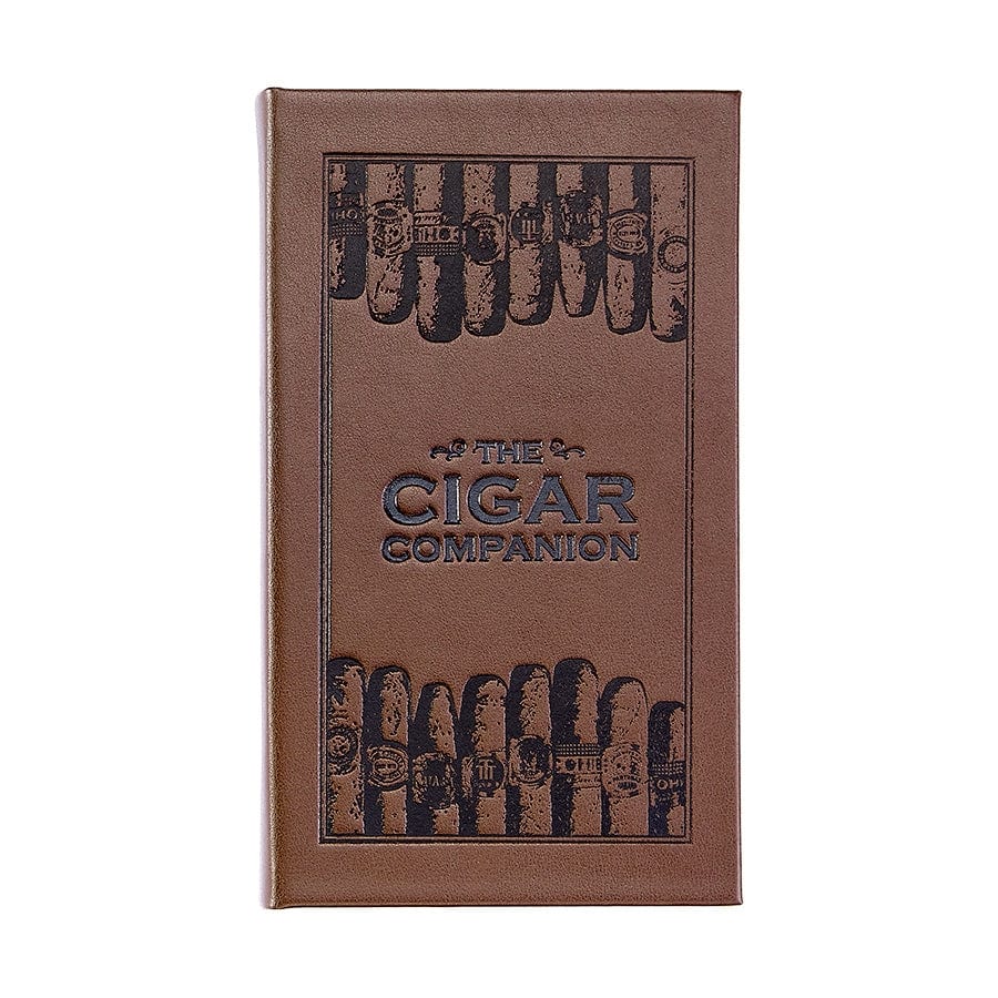 Graphic Image The Cigar Companion Coffee Table Book, Leather, Brown