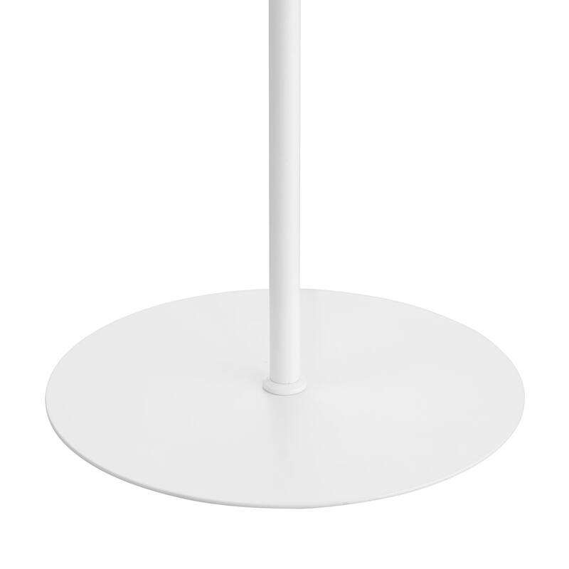 Acroma 63" Blush Pink Feather Floor Lamp with Dome Shade - 1-light