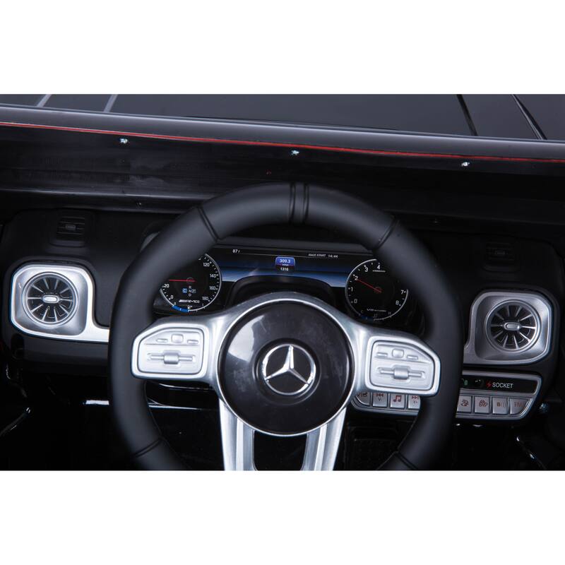 Electric Mercedes-Benz G63 Ride On Car for Kids, Remote Control, MP3, Music, Safety Lock, Suspension