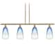 Option Brushed Brass / Sapphire Blue