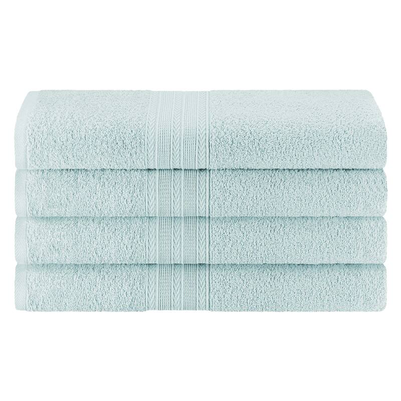 Eco-Friendly Sustainable Cotton Bath Towel by Superior (Set of 4)