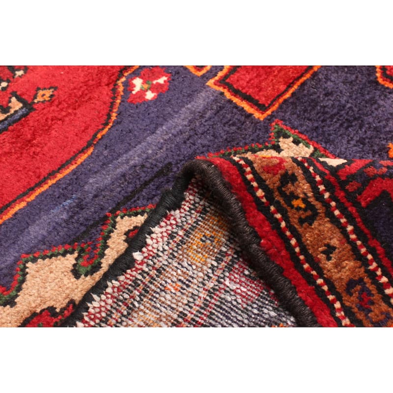 ECARPETGALLERY Hand-knotted Andelz Navy Wool Rug - 4'0 x 7'1