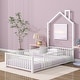 preview thumbnail 3 of 11, Twin Metal House Bed with Guardrails