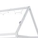 preview thumbnail 7 of 7, Wood Twin Size House Bed with Guardrail and LED