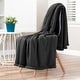 preview thumbnail 13 of 39, Chanasya Cable Knit Throw Blanket With Reversible Sherpa