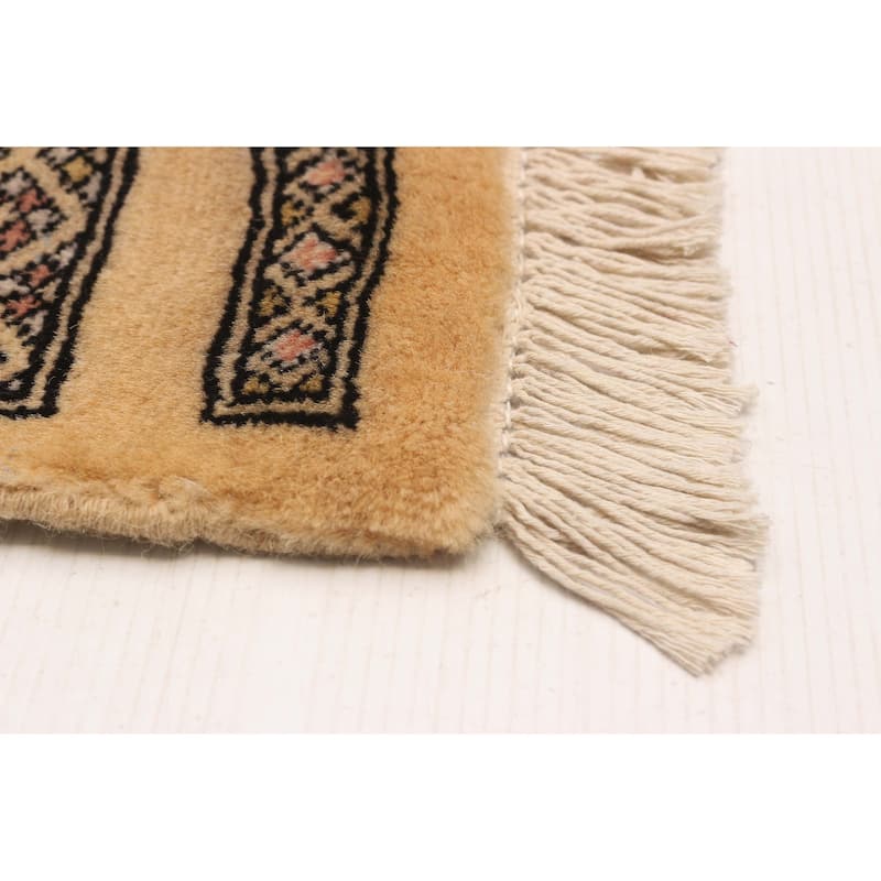 ECARPETGALLERY Hand-knotted Finest Peshawar Bokhara Ivory Wool Rug - 8'1 x 10'2