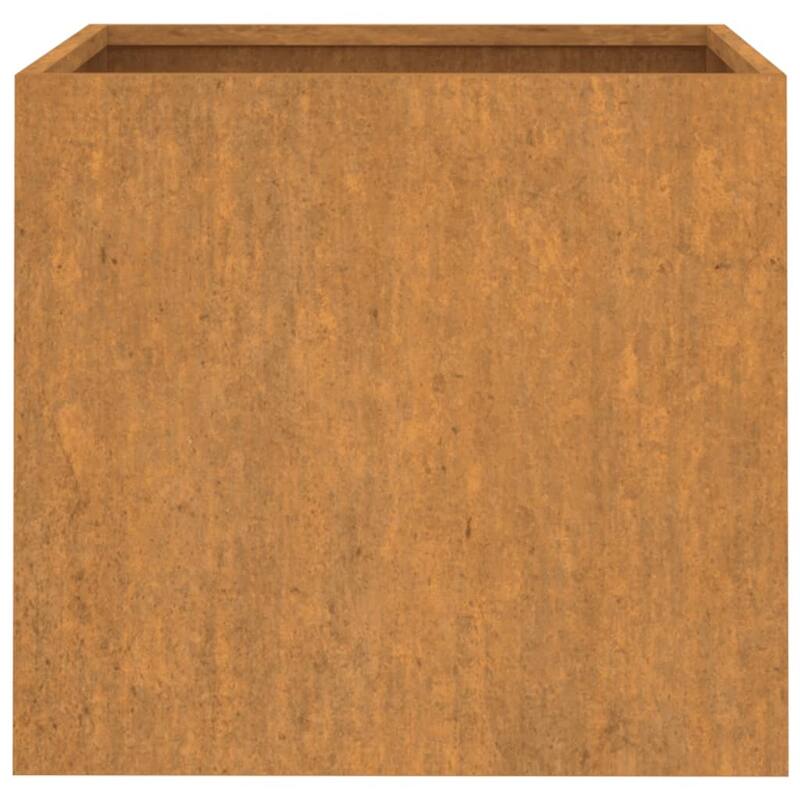 vidaXL Planter Stand Outdoor Raised Garden Bed for Vegetables Corten Steel