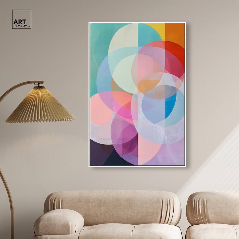 Oneiric Circles II Canvas by Art Remedy