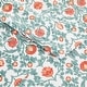 preview thumbnail 6 of 5, Printed Design Cotton Floral Arts & Crafts Sheet Set and Pillowcases California King - Orange