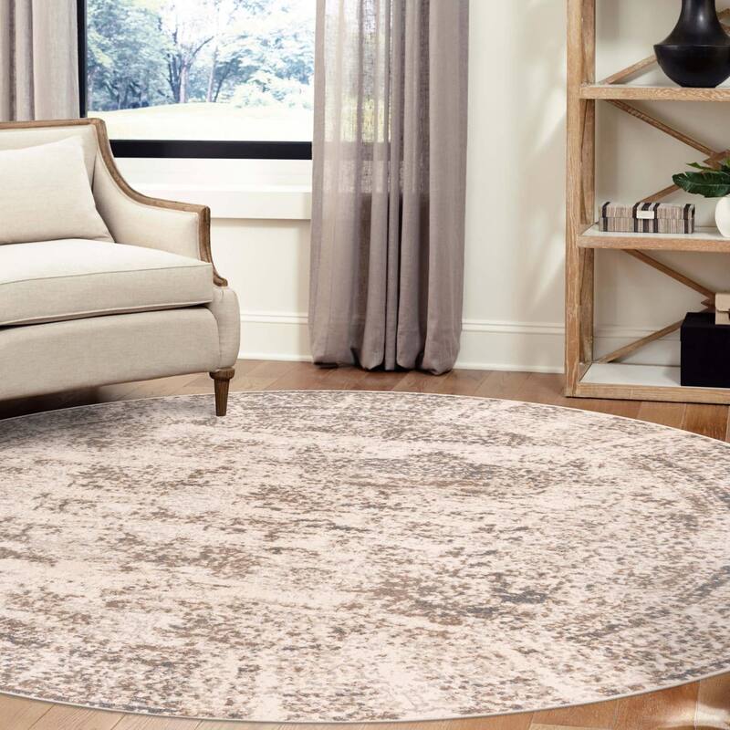 Contemporary Daisy Collection Area Rug