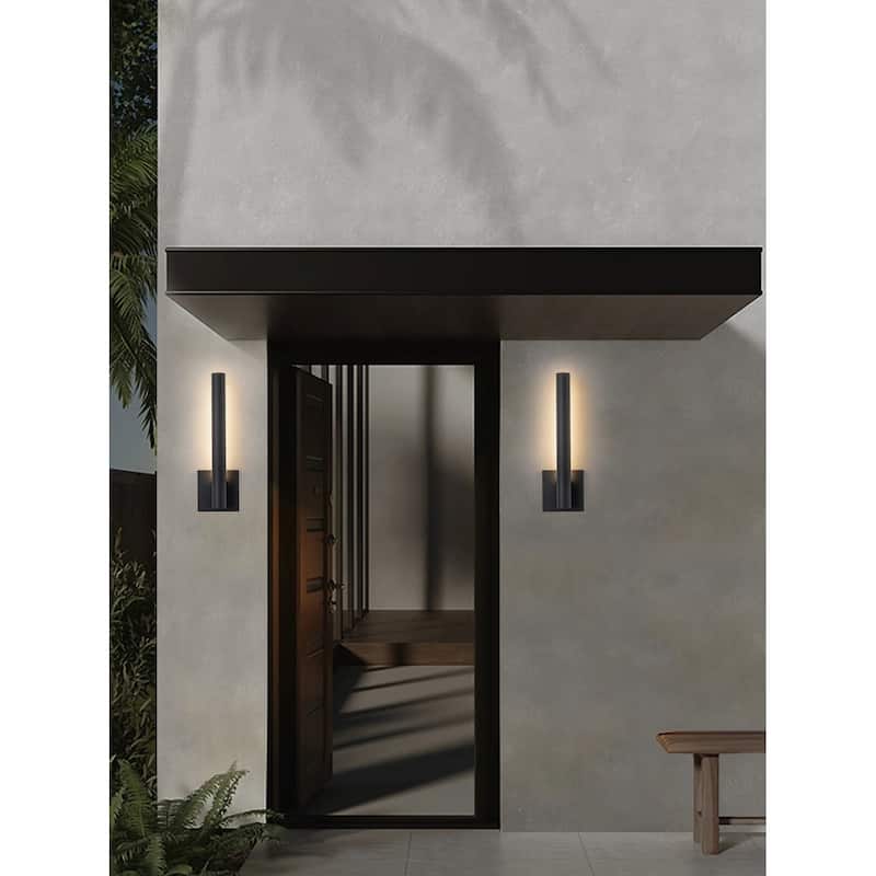 Modern Outdoor Led Wall Sconce 22w 3000K - 1 pack