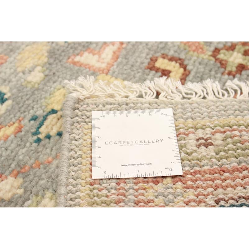 ECARPETGALLERY Hand-knotted Jules Serapi Grey Wool Rug - 5'9 x 9'0