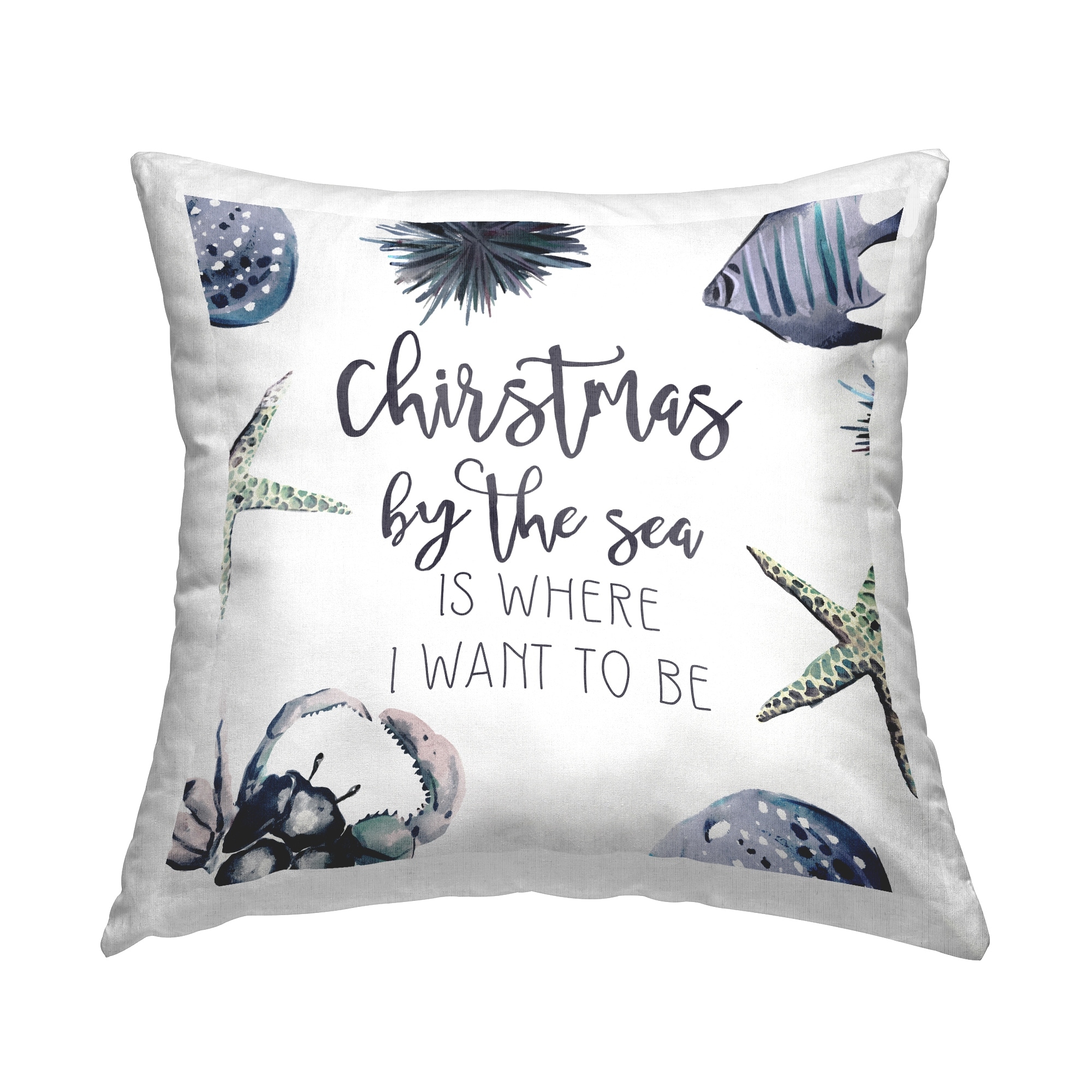 Coastal christmas pillows hot sale