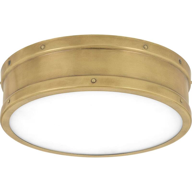 Roseto Cole 13" Wide LED Flush Mount Drum Ceiling Fixture