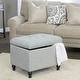preview thumbnail 14 of 13, HomePop Medium Tufted Storage Ottoman