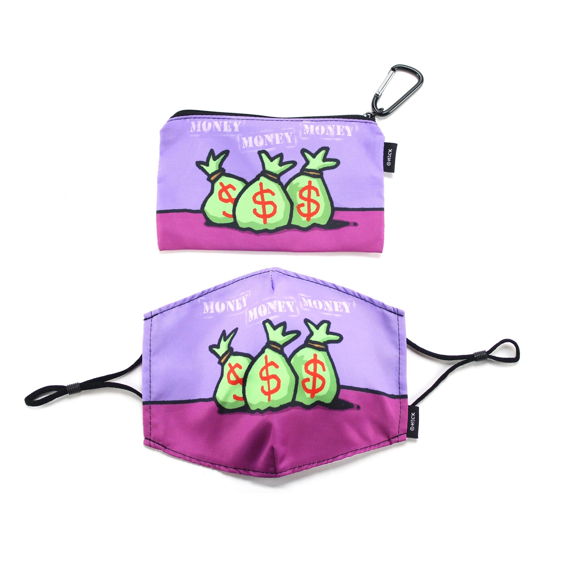 Ed Heck Money Bags Adult Cloth Face Mask Travel Pouch 7 X 5 3 8 Overstock 31748568 Make it yours with designs from independent artists worldwide. overstock com