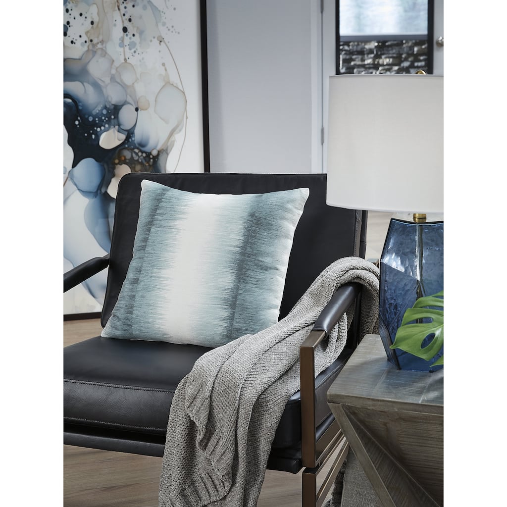 Signature Design by Ashley Elonwich Blue/White Pillow (Set of 4)