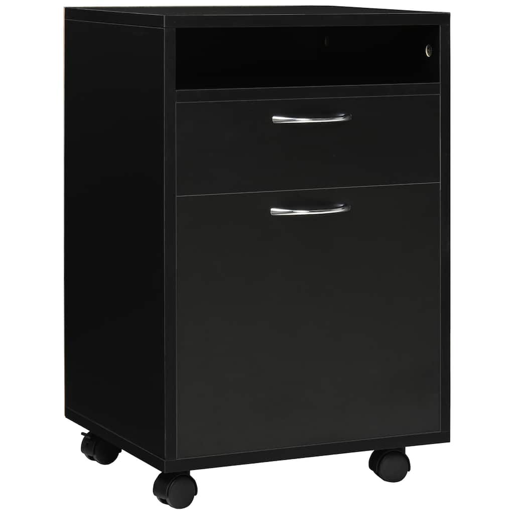 Mobile Storage Cabinet Organizer with Drawer and Cabinet