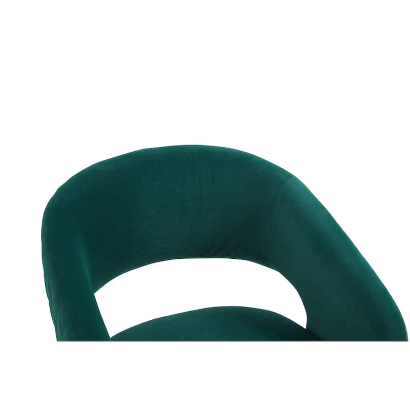 Swivel Accent Chair Armchair, Round Barrel Chair in Fabric for Living Room Bedroom