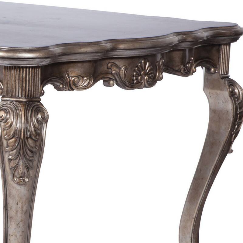 Imperial Dining Table, Antique Platinum