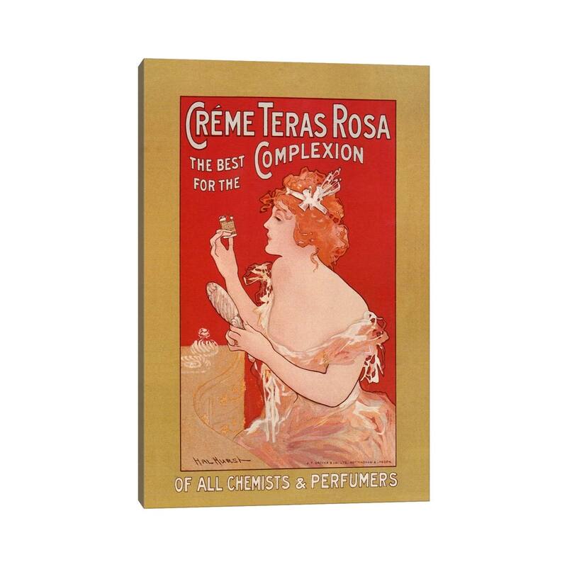 iCanvas "Vintage Ad Poster" by Unknown Artist Canvas Print