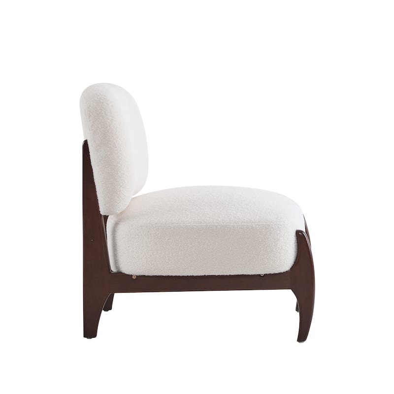 Modern Boucle Lounge Chairs (Set of 2)