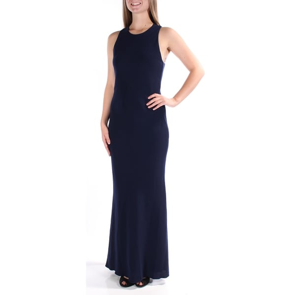 calvin klein navy gown