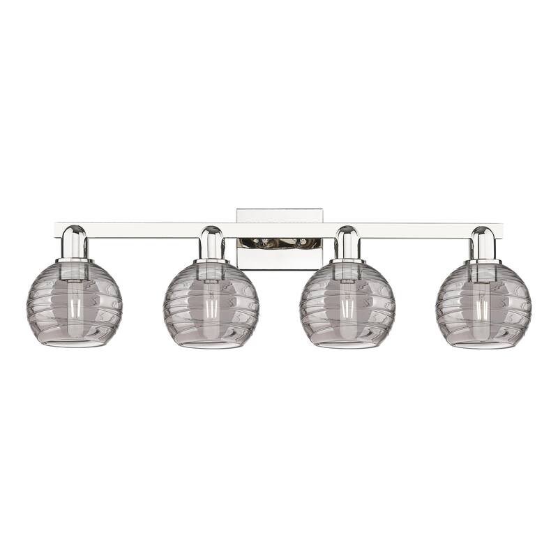 Innovations Lighting Downtown Urban - Athens Deco Swirl - 4 Light 36" Bath Vanity Light