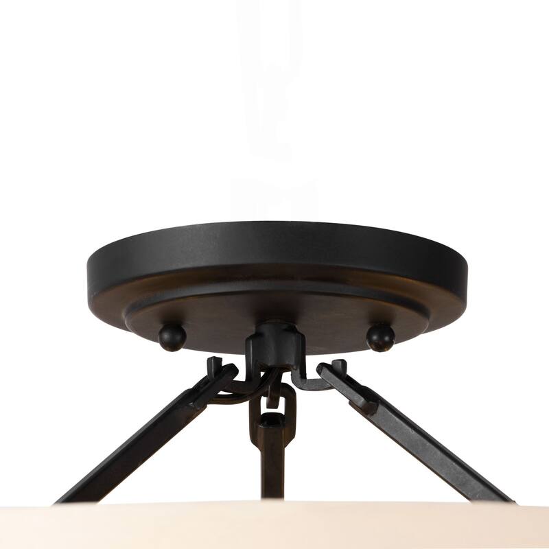 Blonde Moment 3-Light 16.5-Inch Faux Wood Ceiling Light